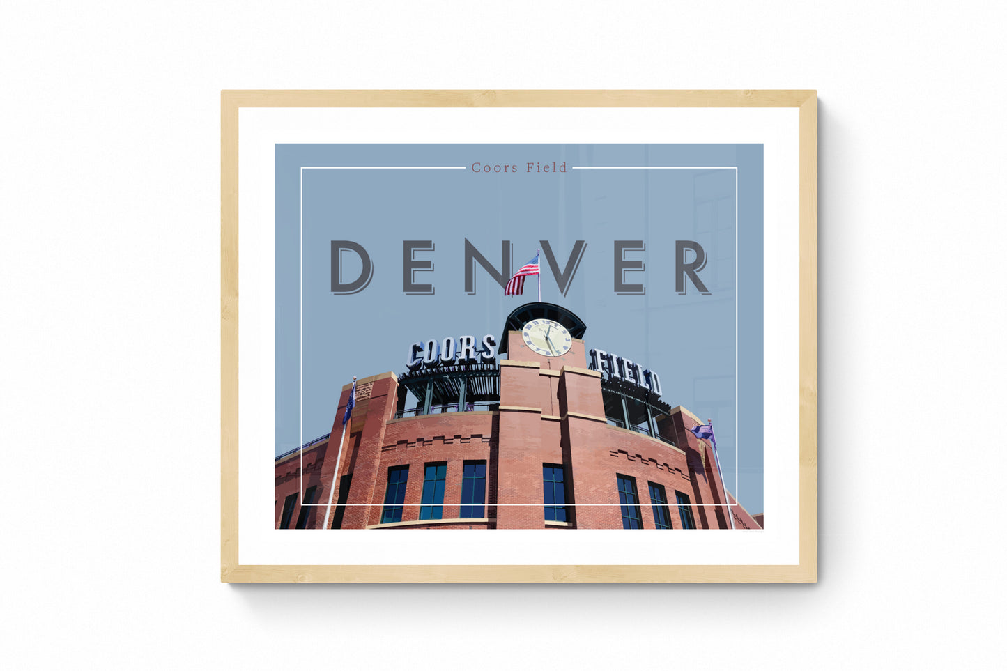 Denver, Colorado - Coors Field, Wall Art, Print Only (No Frame)