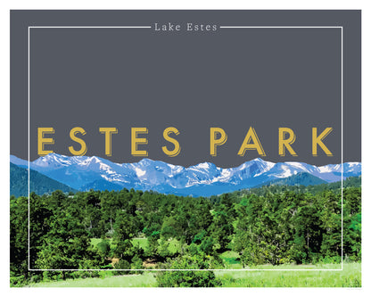 Estes Park, Colorado - Lake Estes, Wall Art, Print Only (No Frame)