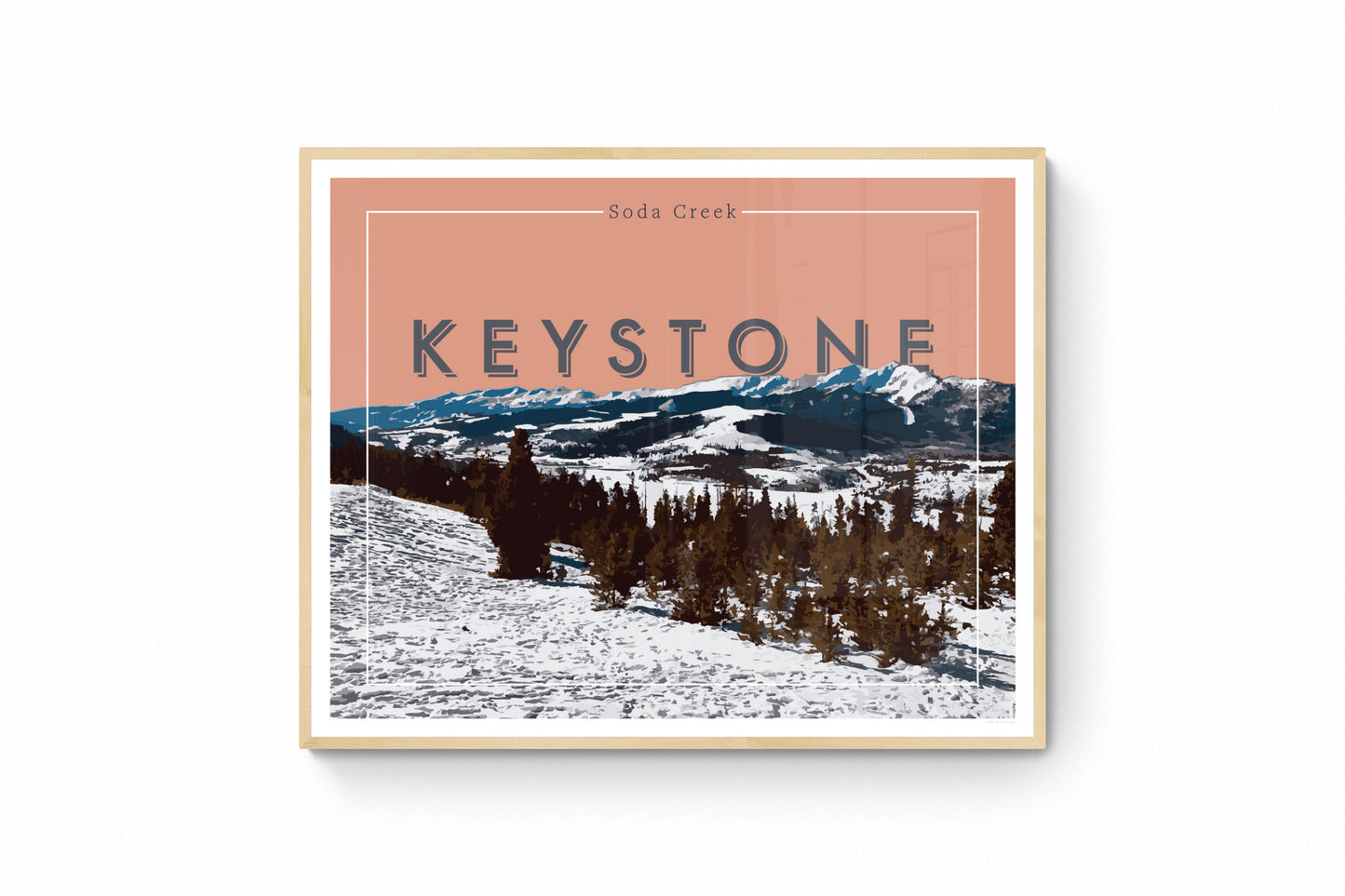 Keystone, Colorado - Soda Creek, Wall Art, Print Only (No Frame)