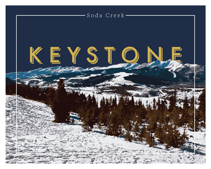 Keystone, Colorado - Soda Creek, Wall Art, Print Only (No Frame)