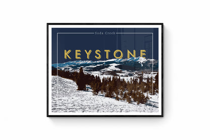 Keystone, Colorado - Soda Creek, Wall Art, Print Only (No Frame)