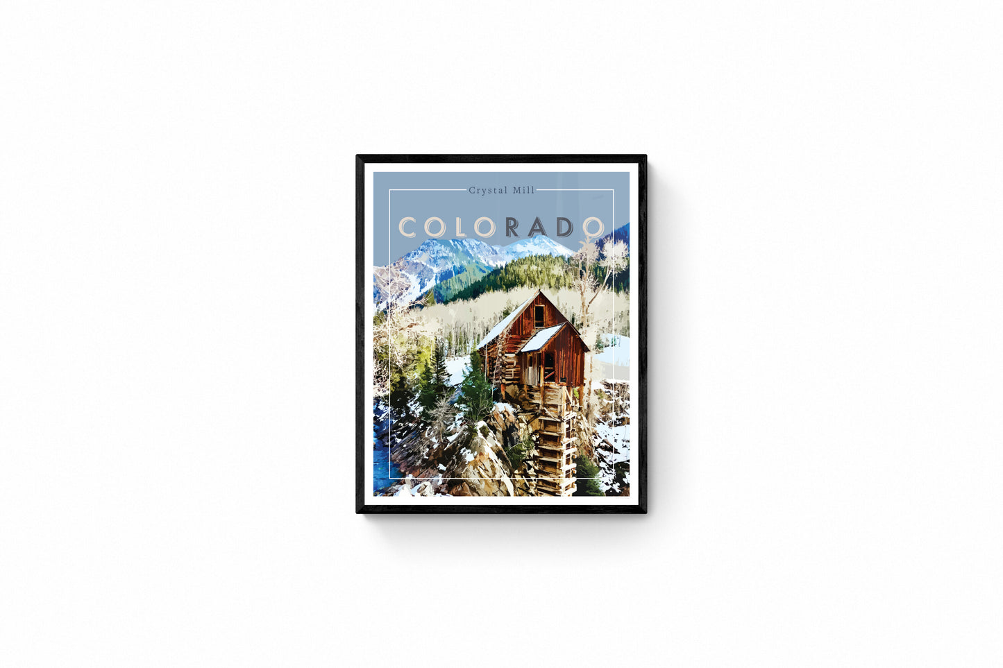 coloRADo - Crystal Mill, Wall Art, Print Only (No Frame)