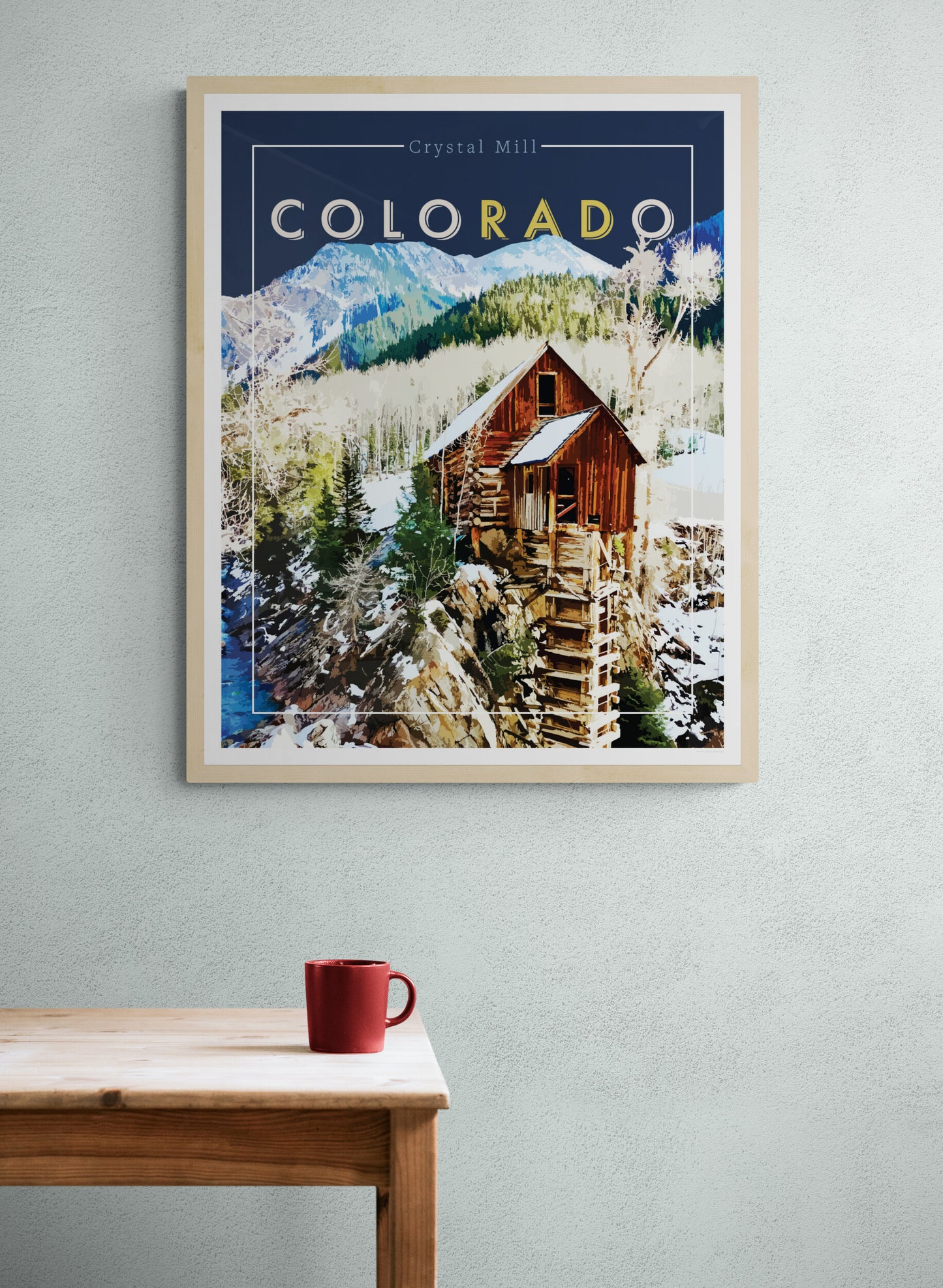 coloRADo - Crystal Mill, Wall Art, Print Only (No Frame)