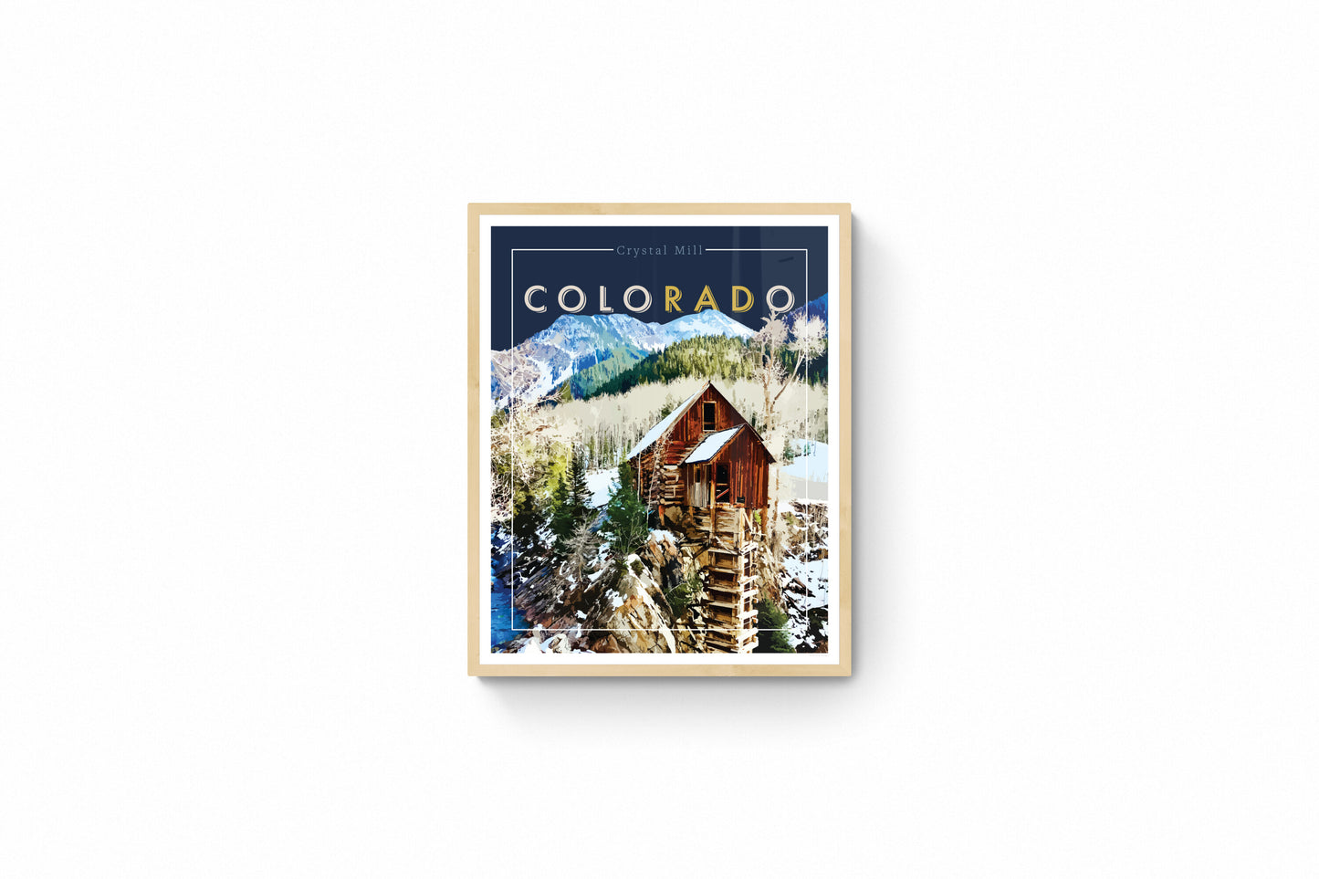 coloRADo - Crystal Mill, Wall Art, Print Only (No Frame)