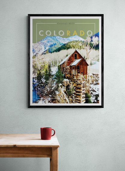 coloRADo - Crystal Mill, Wall Art, Print Only (No Frame)