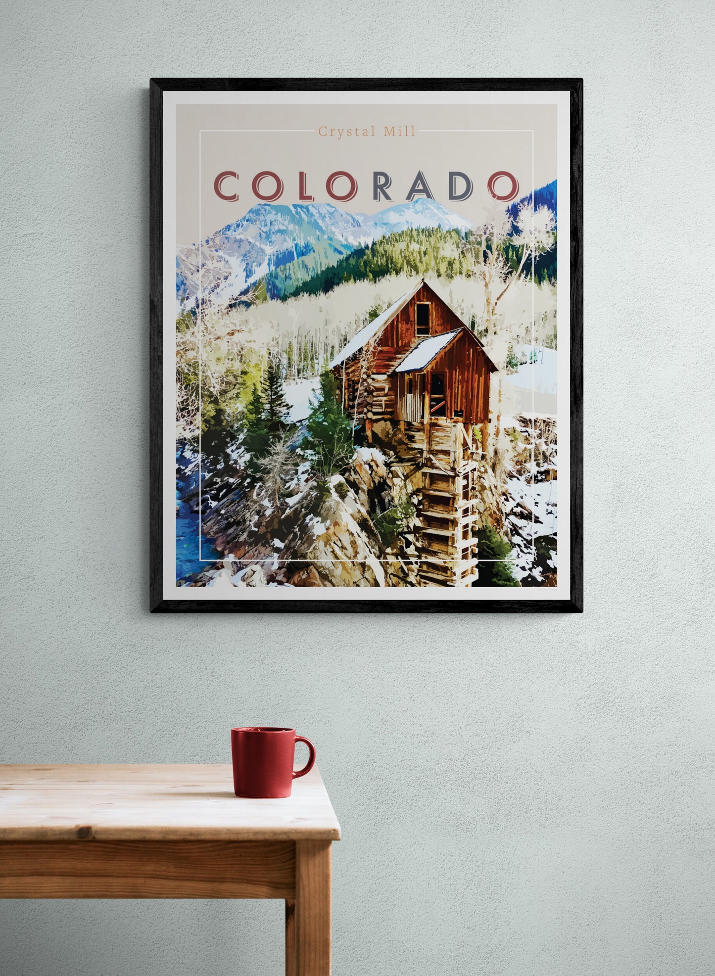 coloRADo - Crystal Mill, Wall Art, Print Only (No Frame)