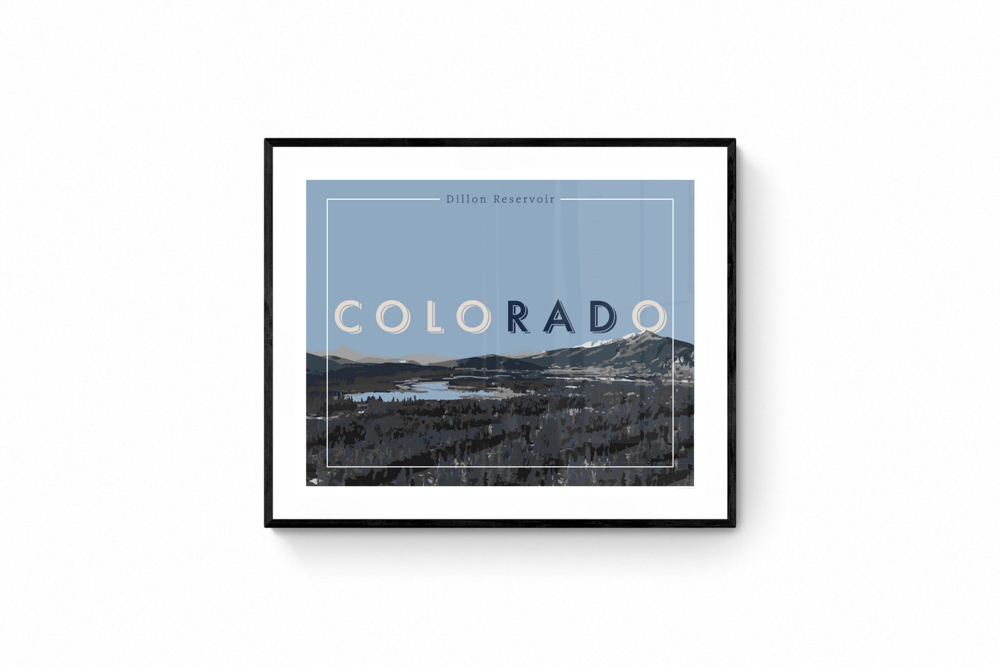 coloRADo - Dillon Reservoir, Wall Art, Print Only (No Frame) - Horizontal