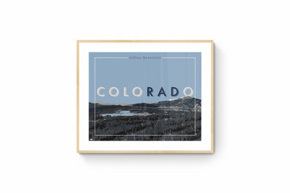 coloRADo - Dillon Reservoir, Wall Art, Print Only (No Frame) - Horizontal