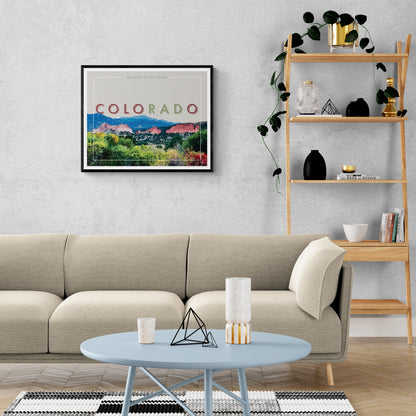 coloRADo - Garden of the Gods, Wall Art, Print Only (No Frame)