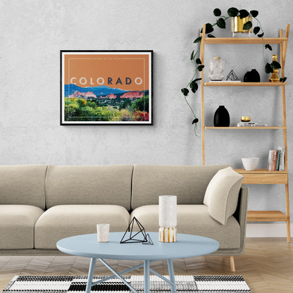 coloRADo - Garden of the Gods, Wall Art, Print Only (No Frame)