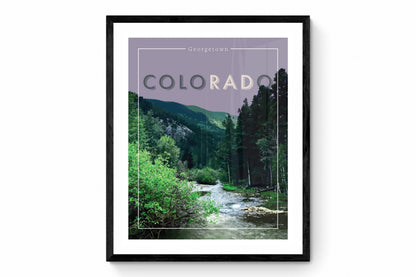 coloRADo - Georgetown, Wall Art, Print Only (No Frame)