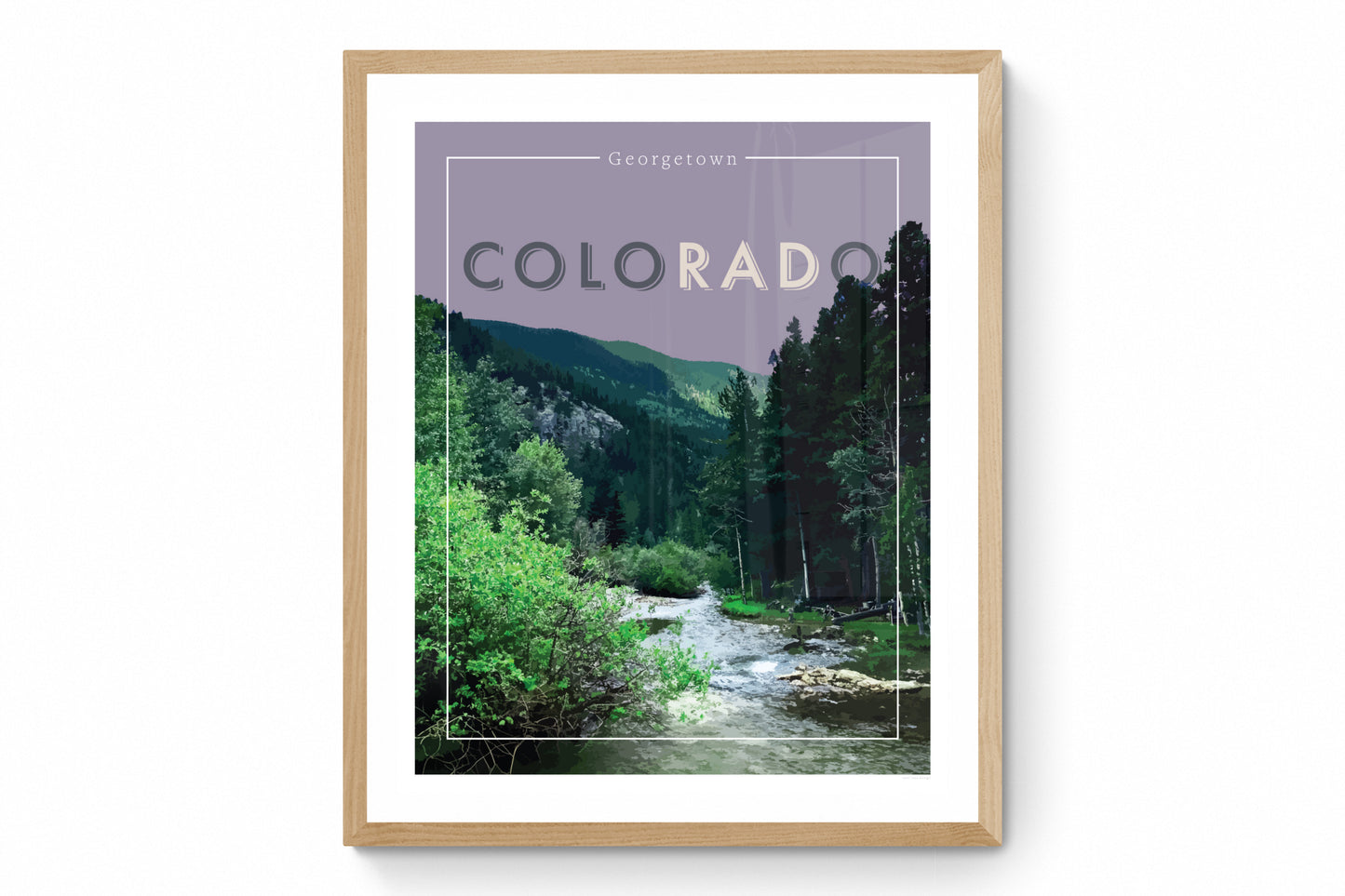 coloRADo - Georgetown, Wall Art, Print Only (No Frame)