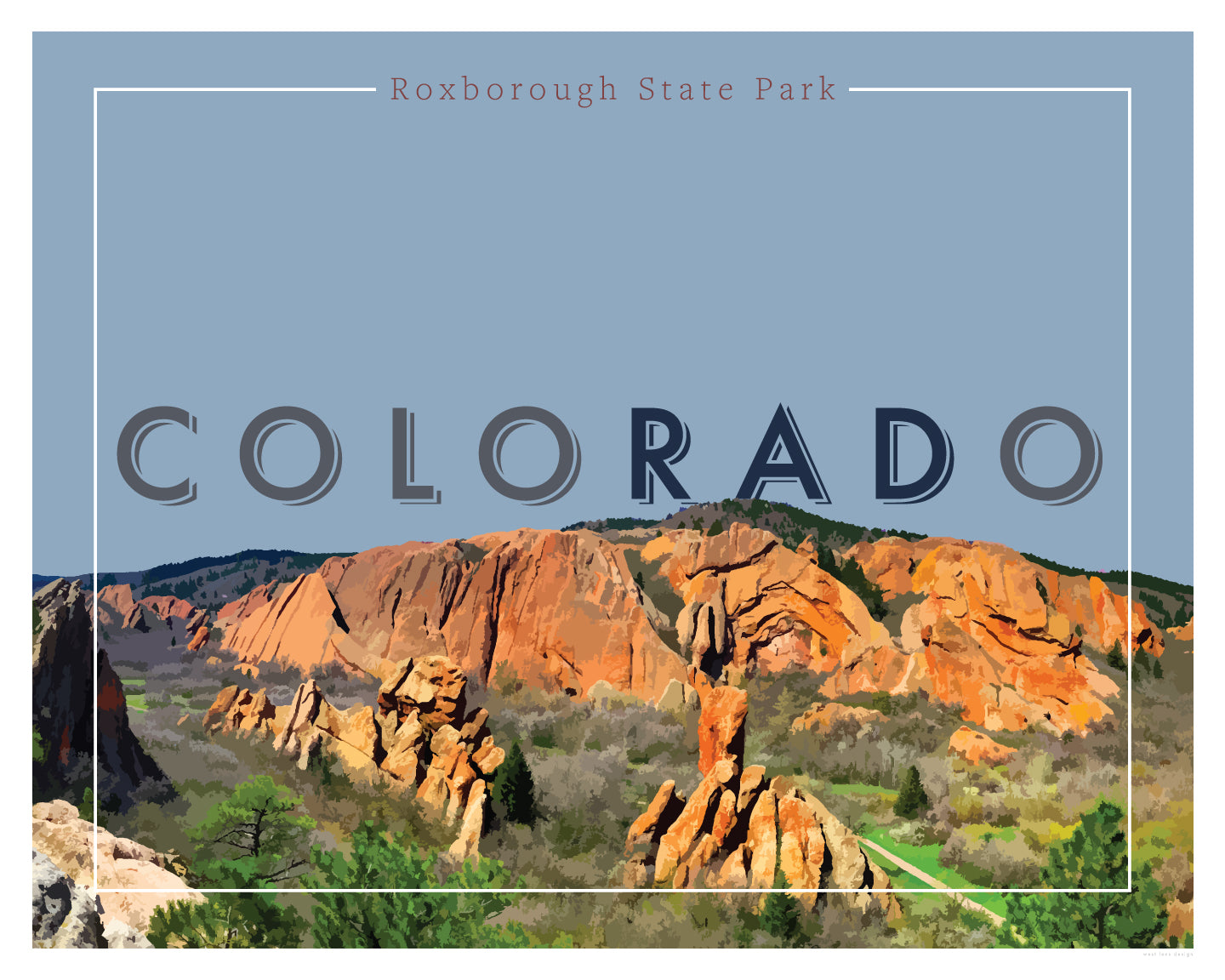 coloRADo - Roxborough State Park, Wall Art, Print Only (No Frame)