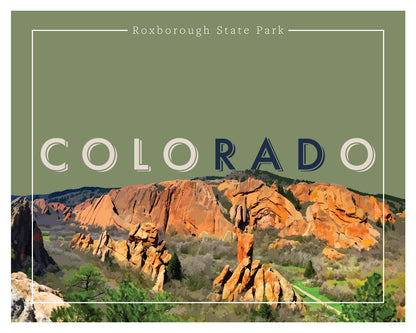 coloRADo - Roxborough State Park, Wall Art, Print Only (No Frame)