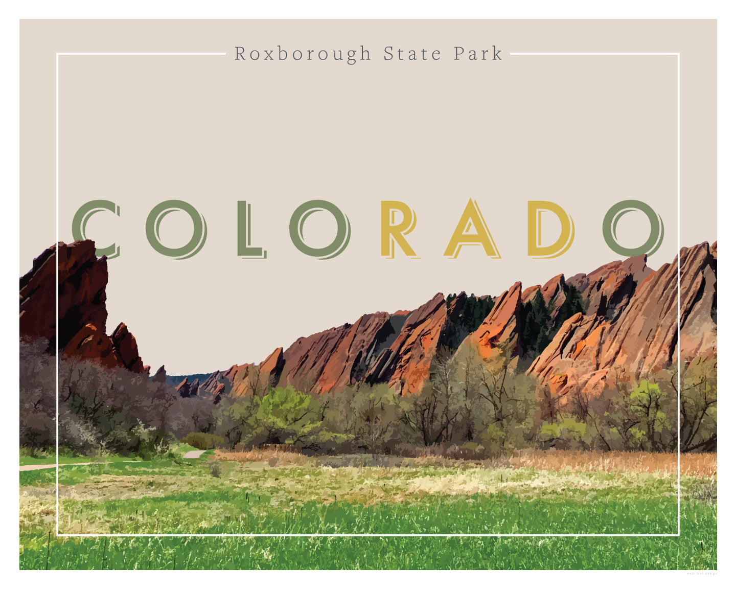 coloRADo - Roxborough State Park, Wall Art, Print Only (No Frame)