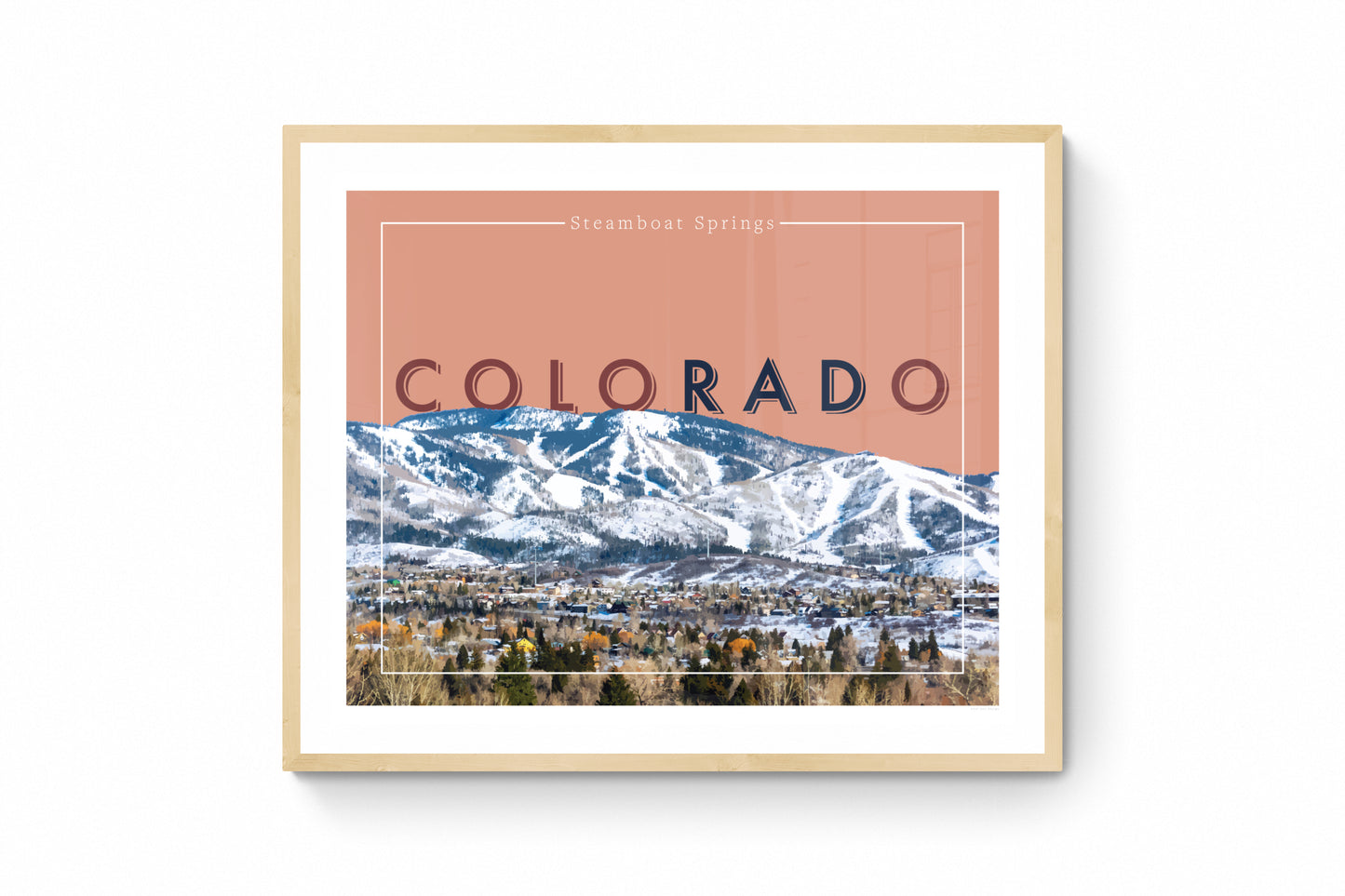 coloRADo - Steamboat Springs, Wall Art, Print Only (No Frame)